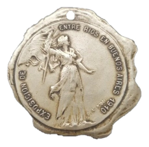 Medalla Exposición De Entre Rios En Buenos Aires. 51747