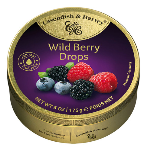 Caramelos Cavendish & Harvey Wild Berries 175gr