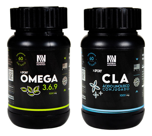 Natural Nutrition Kit Omega 369 + Cla Acido Linoleico 3c