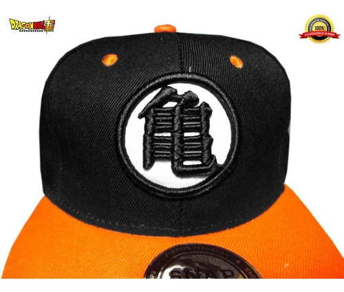 Gorra Dragon Ball Goku Super Logo Bordado Goku 