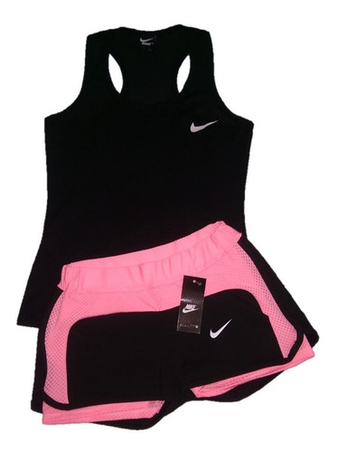 Conjunto Deportivo Dama, Nike. Short + Camisilla + Obsequio