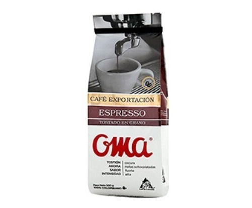 Cafe Exportación Colombiano Espresso Oma 500 Gramos 3 Bolsas
