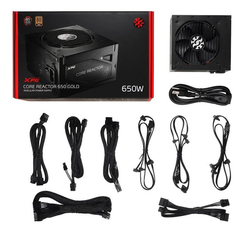 Xpg 650w Core Reactor Atx Modular 80 Más Fuente De Energía D