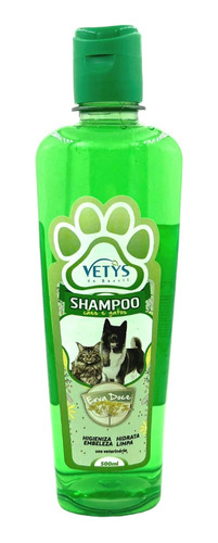 Shampoo Vetys Neutro Para Perro Gato Mascota 500ml