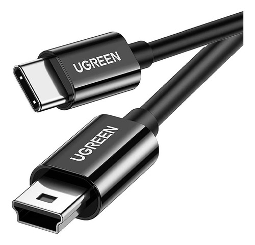 Cabo De Dados Ugreen Usb Tipo C Macho P/usb B Macho 1m Preto