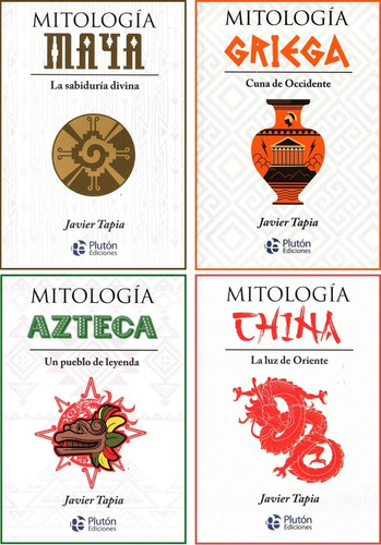 Mitología Griega/azteca/china/maya - Plutón Ediciones