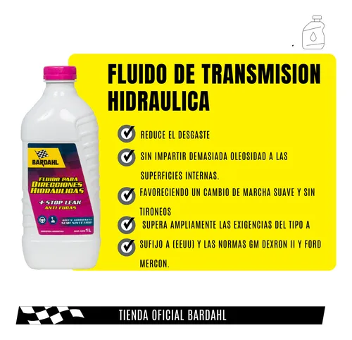 Kit Fluido De Transmisiones Hidráulicas C/stop Leak 350ml X2
