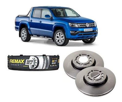 Disco Freio Dianteiro Vw Amarok 3.0 V6 2018 2019 Fremax