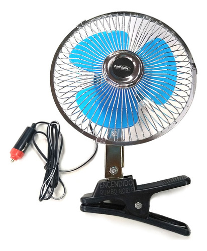 Ventilador Auto Camion 6 / 24v Universal Oscilante 