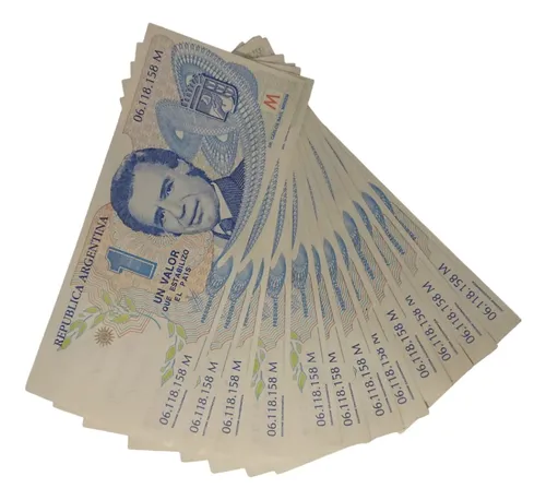 Billetes Argentina Menem Campaña 1995