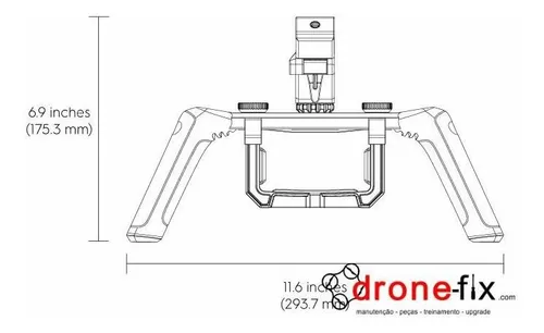 Katana Para Mavic Air Dji Polar Pro Tray Suporte Filmagem