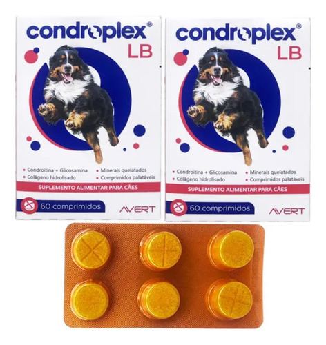 Condroplex Lb Avert Suplemento Para Articulações De Cães