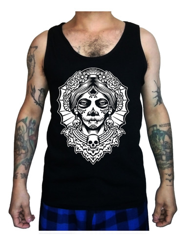 Catrina Polera Musculosa (serigrafía)