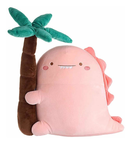 Miniso Peluche Dinosaurio Con Palmera