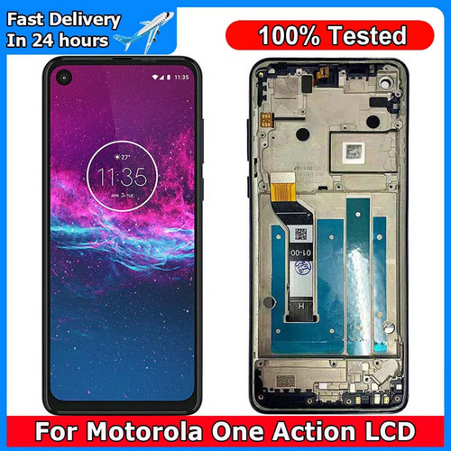 Pantalla Lcd Con Marco For Motorola One Action Xt2013 Y