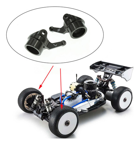 2x 1/10 Rc Trunk Steering Cups Reemplazo Para Kyosho Mp9 Rc