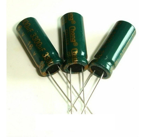3300uf/16v Radial Condensadores Electrolíticos 10x25mm 