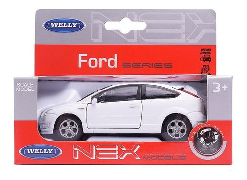 Auto De Coleccion Ford Focus 1:36 Welly Pull Back