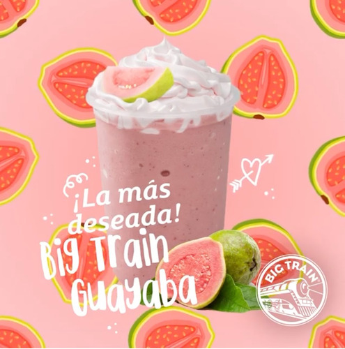 Base Big Train Guayaba Bolsa 1.59 Kg -base Para Bebidas-