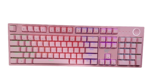 Teclado Gamer Mecanico Retroiluminado Rgb Alambrico Portatil