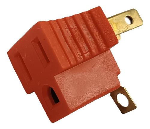 6 Clavijas Convertidoras Adaptador Tipo A 127v Naranja
