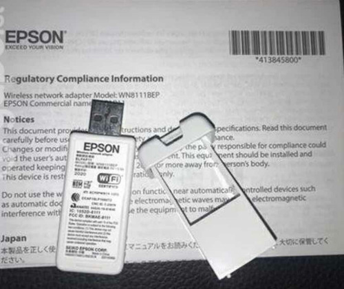 Imagen 4 de 4 de Se. Adaptador Wi Fi Epson