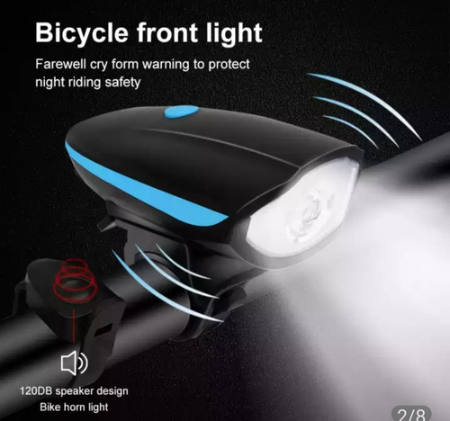 Imagen 2 de 8 de Luz Para Bicicletas