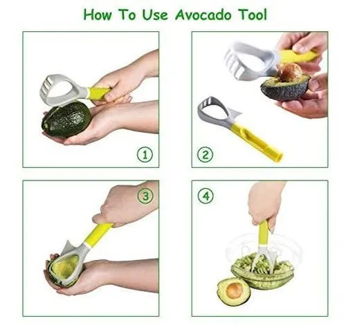 Cortador De Aguacate 3 En 1