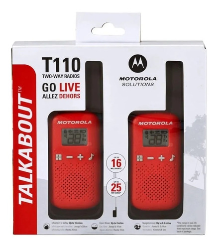 Radio De Comunicacion Motorola Talkabout T110