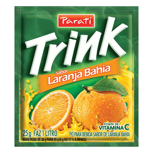 Suco de laranja bahia  Trink em pó sem glúten 25 g 