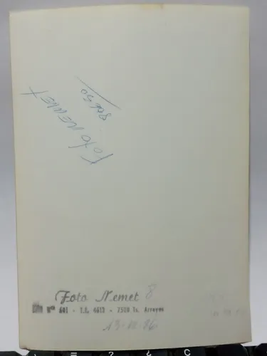 Foto Original De Raúl Alfonsín Ex Presidente Rep. Argentina (Usado)