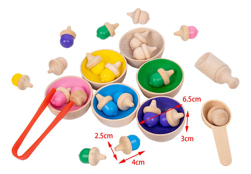 Bolas Para Niños En Tazas Juguete Montessori Clasificación