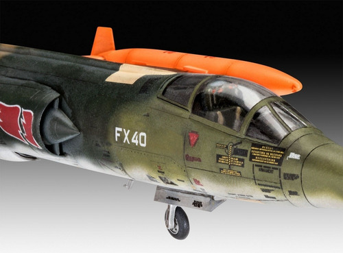 Imagem 2 de 9 de Plastimodelismo Revell Caça Starfigther F-104g Rnaf/baf 1/72