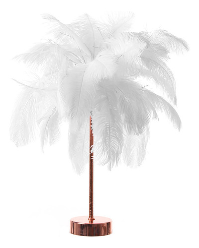 Feather Table Lamp With Usb/battery Remote Control P 1