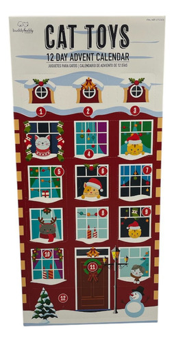 Buddy Buddy Calendario De Adviento Para Gatos 12 Días Color Multicolor