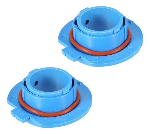 2 Zócalo De Bombillas Faros Led H7 Universal Azul Auto