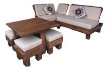 Comprar Juegos Jardín Exterior Sillones De Madera Maciza Patio