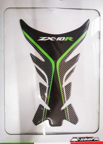 Protector De Tanque Para Kawasaki Ninja Zx10r Zx-10 Verde