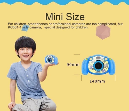 Câmera Fotografica C/ Flash Infantil Criança Animação + Nf