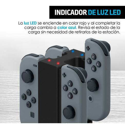 - Cargador For Controles Joy-con Nintendo Switch Redlemon