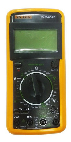 Tester Multímetro Digital Universal Yaxun Dt-9205a+