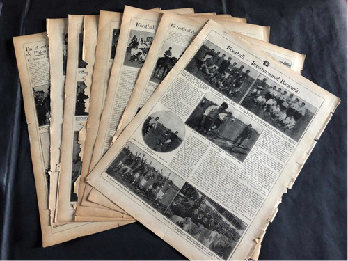 Imagen 1 de 9 de Lote De 9 Pags Antiguas Revistas. Futbol 1916/1917. 53093.