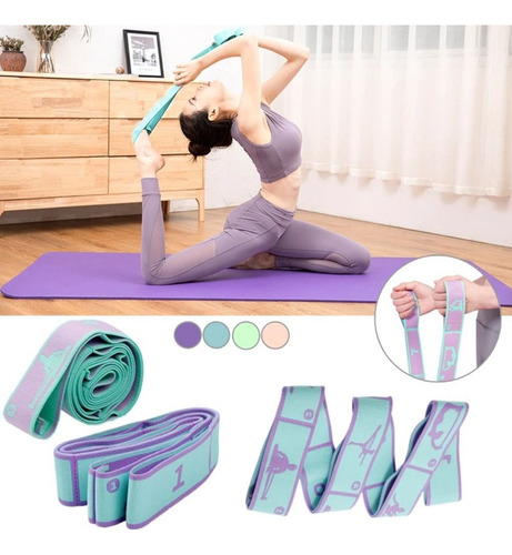 Cinturón De Estiramiento Para Yoga, Ejercicio Físico, Correa