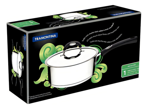 Sarten Tramontina Duo Silicone 24cm Acero Inox
