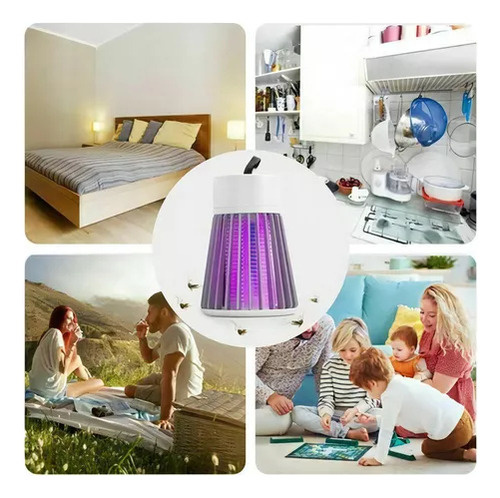 Luminária Mata Mosquito Claymore Pernilongo Portátil Resistente Led UV Bivolt 110/220v