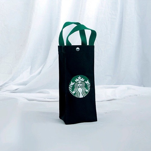 Bolsa Termica Con El Logo De Starbucks Color Negro Y Caqui | Envío gratis