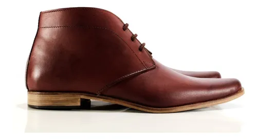 Bota Hombre Botineta Cuero Dise o Paris By Ghilardi