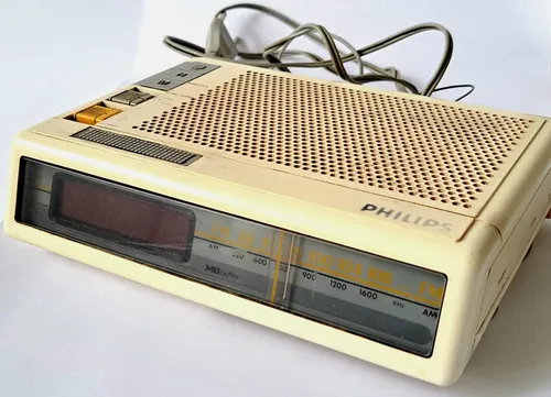 Radio Relogio Antigo Phillips Ds183 1988 | MercadoLivre