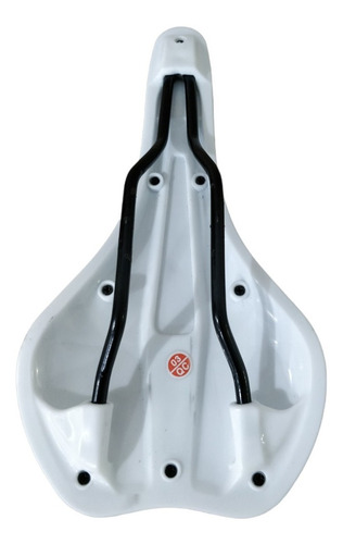 Imagem 9 de 10 de Kit Gts Banco Selim + Manopla + Canote Bicicleta Mtb Branco