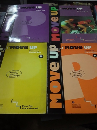 Libros De Inglés Move Up Starter Y Elementary Lote X4 Libros